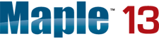 Maple 12 - Pour l'enseignememt et la recherche