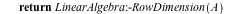 DimensionOfCharacteristicMatrix := proc (M, n, lambda) local A; A := `+`(M, `-`(`*`(lambda, `*`(LinearAlgebra:-IdentityMatrix(n, n))))); return LinearAlgebra:-RowDimension(A) end proc; -1