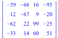 Matrix(%id = 18446744078086644910)