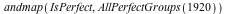 andmap(IsPerfect, AllPerfectGroups(1920))