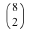 binomial(8, 2)