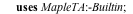initialize := proc () local a, b, n; a := MapleTA:-Builtin:-range(5, 10); b := MapleTA:-Builtin:-range(1, 4); n := MapleTA:-Builtin:-binomial(a, b); Grading:-Quiz:-Set(`$A` = a, `$B` = b, `$number` = ...