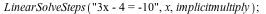 LinearSolveSteps(