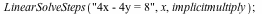 LinearSolveSteps(