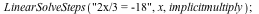LinearSolveSteps(