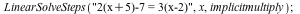 LinearSolveSteps(