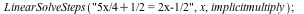 LinearSolveSteps(
