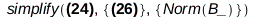 simplify(`+`(Physics:-Vectors:-`.`(r_, B_), `-`(Physics:-Vectors:-`.`(r_, A_)), `-`(`*`(`^`(Physics:-Vectors:-Norm(B_), 2))), Physics:-Vectors:-`.`(B_, A_)) = 0, {`+`(`*`(`^`(Physics:-Vectors:-Norm(B_...