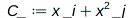 C_ := Physics:-Vectors:-`+`(Physics:-`*`(x, _i), Physics:-`*`(Physics:-Vectors:-`^`(x, 2), _j)); 