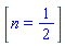 [n = 1/2]