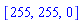 [255, 255, 0]