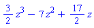 (3/2)*z^3-7*z^2+(17/2)*z