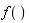 f()