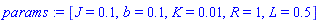 [J = .1, b = .1, K = 0.1e-1, R = 1, L = .5]