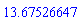 13.67526647