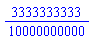 3333333333/10000000000