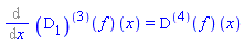Diff(((D[1]@@3)(f))(x), x) = ((D@@4)(f))(x)