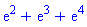 exp(2)+exp(3)+exp(4)