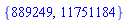 {889249, 11751184}