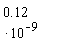 .12*10^(-9)
