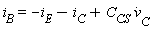 i[B] = -i[E]-i[C]+C[CS]*(diff(v[C](t), t))