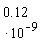 .12*10^(-9)