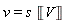 v = s*Unit('V')