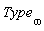 Type[omega]