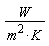 W/(m^2*K)