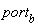 port[b]