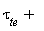 (tau)[te] + 