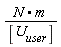 (N.m)/[U[user]]
