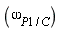 omega[P*`1`/C]
