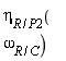 eta[R*`2`/P](omega[R/C])