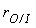 r[O/(I)]