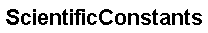 ScientificConstants