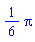 (1/6)*Pi