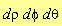 (d*rho*d)*phi*d*theta