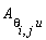 A[theta[i, j]*u]