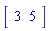Vector[row]([3, 5])