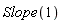 Slope(1)
