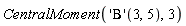 CentralMoment(('Beta')(3, 5), 3)