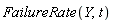 FailureRate(Y, t)