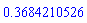 .3684210526