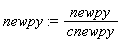 newpy := newpy/cnewpy