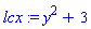 lcx := y^2+3