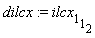 dilcx := ilcx[1][1][2]