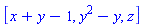 [x+y-1, y^2-y, z]