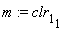 m := clr[1][1]