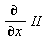 diff(II, x)
